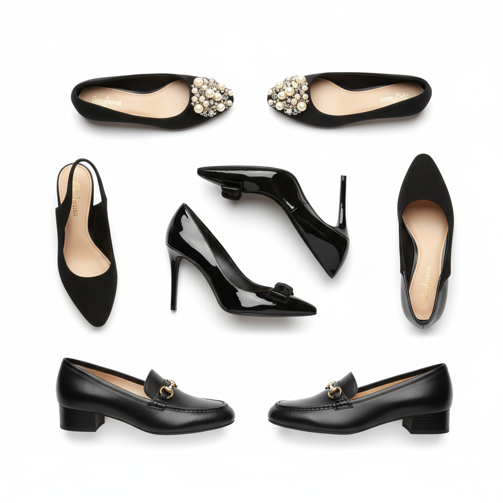 Ladies Black Shoes